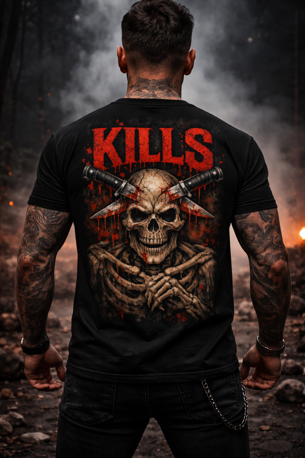 Kills Skull Graphic T-Shirt