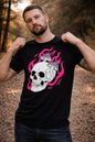 Psychedelic Skull Mushroom Graphic T-Shirt