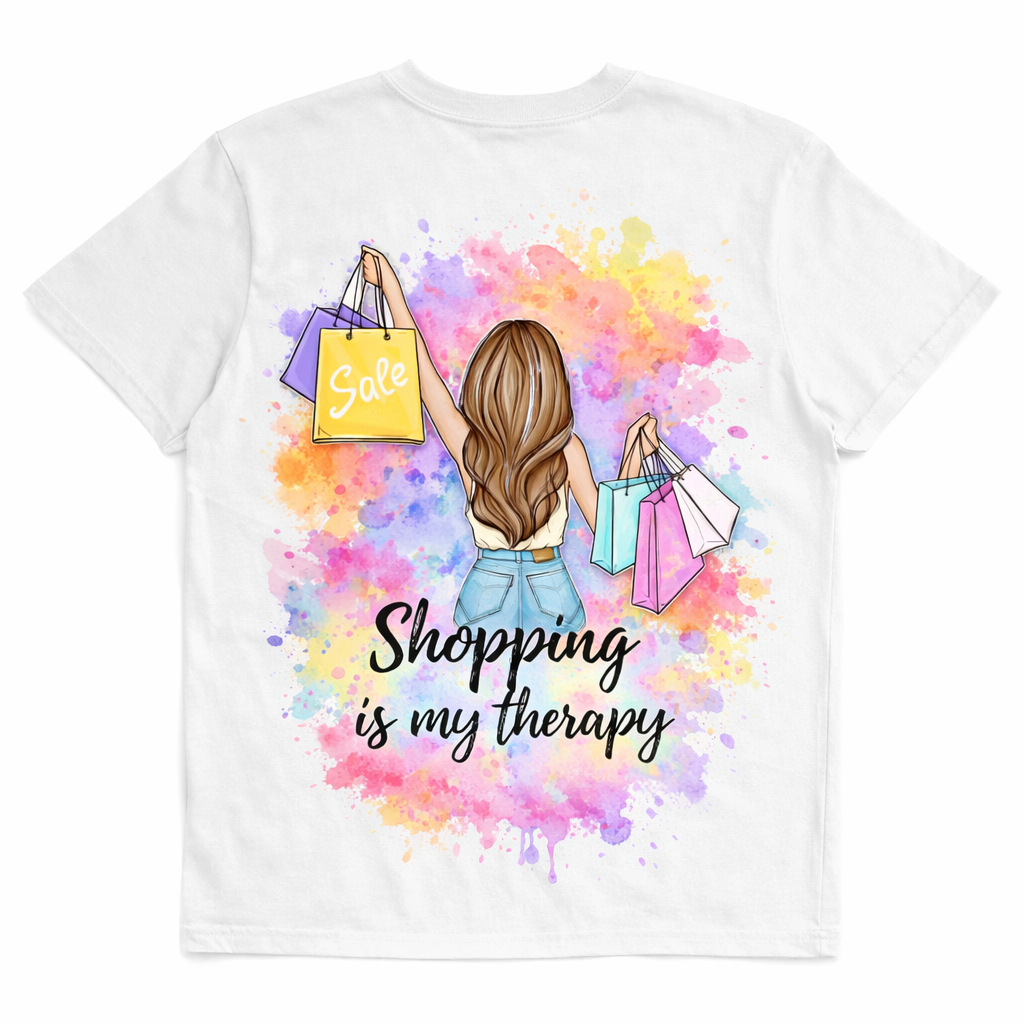 Shopping Is My Therapy Graphic T-Shirt